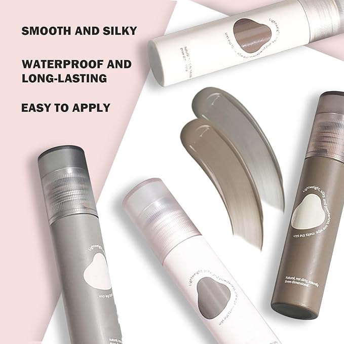 Warm Toned Liquid Concealer Highlighter Makeup, Smooth Matte Cream for Face Eye Highlight, Lightweight & Long Lasting Cream Contour Illuminator Brightening Makeup, Portable Travel Size, 201