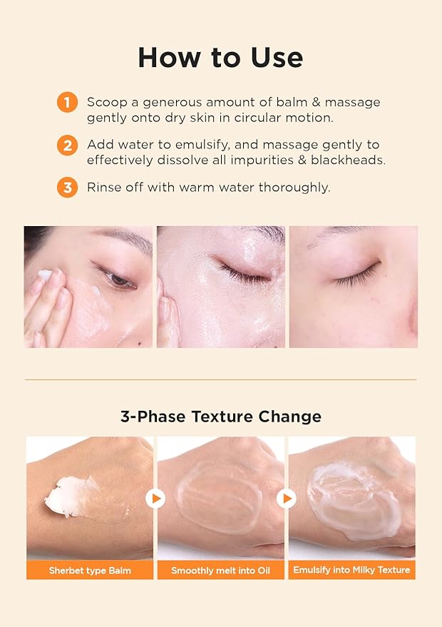 Hanskin AHA Pore Cleansing Balm – Korean Melting Balm Cleanser, Gentle Makeup Remover for Dry, Dull Skin | Solid-to-Oil Cleanser with AHA & Nourishing Oils | K-Beauty | 2.82 oz