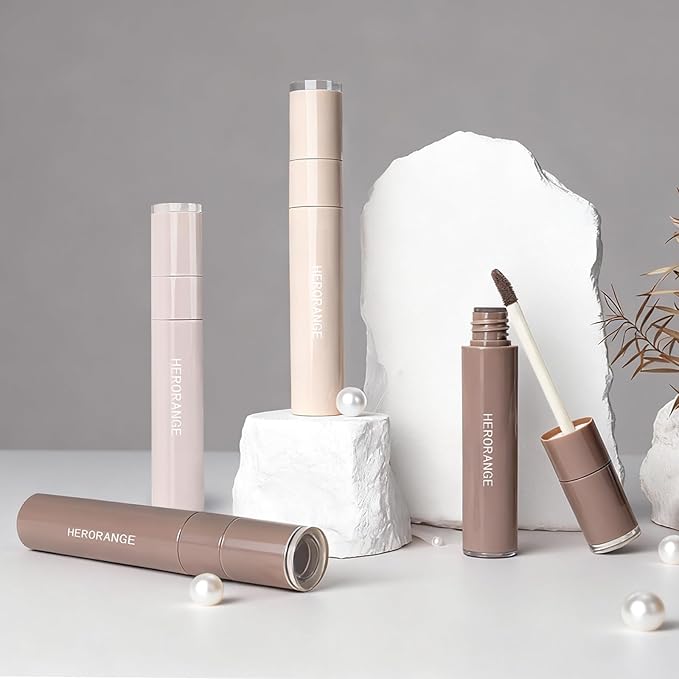 Warm Toned Natural Brown Liquid Contour Stick, Blendable Lightweight & Long-Lasting Cold Matte Grey Cream Bronzer for Face Shaping Contouring Makeup, Portable Travel Size, 02 Warm Taupe Brown