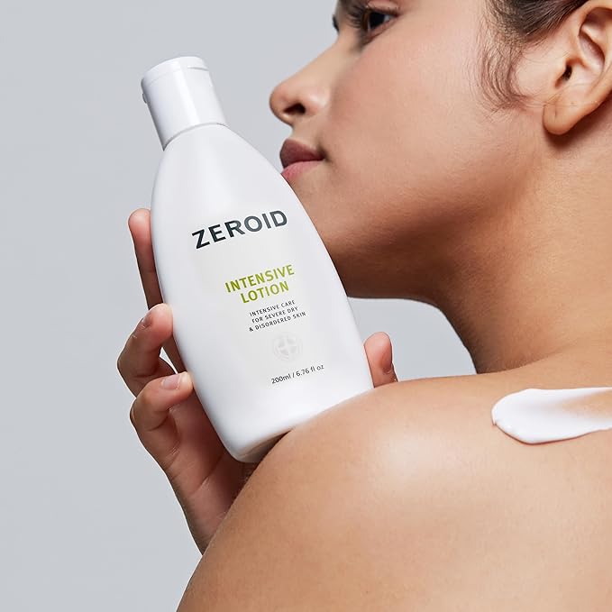 ZEROID | Intensive Lotion | Korean Body Care Moisturizer | Hand and Body Cream for Women and Men | Body Lotion for Dry and Sensitive Skin | Moisturizer for Extremely Dry Skin | 6.76 fl oz (200ml)