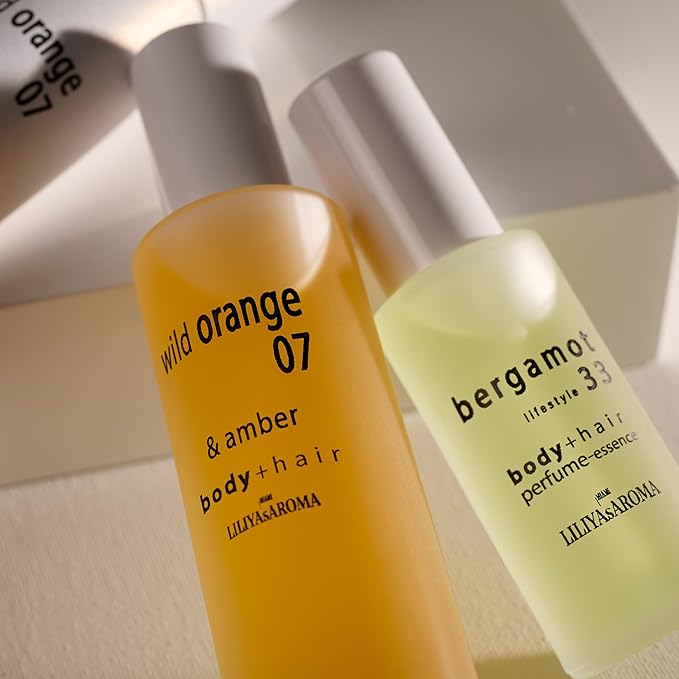 Wild Orange 07 & Amber Body Spray | Citrus Fragrance Mist | Hydrating Skincare Ingredients | Vegan Essential Oils Orange | Neroli | Vanilla 3.4 FL Oz