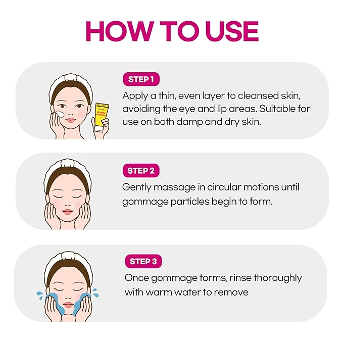 Vitamin C Glow Peeling Gel, Natural Cellulose & AHA Exfoliator, Vitamin C Complex, Upcycled Green Tangerine, Sensitive Skin Safe, 3.6oz