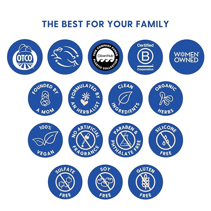 Motherlove Baby & All Soap (32 oz) Gentle Foaming All-Purpose Castile Soap Made with Organic Ingredients – Relaxing Lavender Blossom