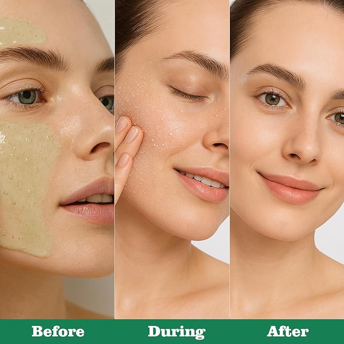 Aloe Vera Blackhead Cleasing Gel for Face Nose Body,Deep Cleaning,Moisturizing,Oil Contarol,Facial Exfoliating Gel for All Types Skin (6 Oz)