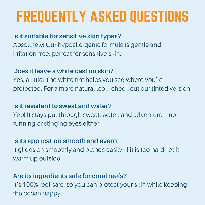 Waxhead Zinc Oxide Sunscreen Stick SPF 30 – Mineral Sunblock for Face & Body, Sport & Surf Reef Safe, Waterproof, Baby & Kids Safe for Sensitive Skin, Non-Nano Organic Tattoo Protection (White, 3.7oz)