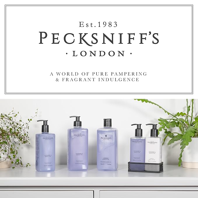 Pecksniff's Lavender & White Tea Moisturizing Shower Gel | 750ml / 25.366 Fl Oz