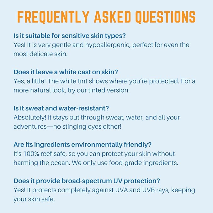 Waxhead Zinc Oxide Sunscreen Face & Nose - Sensitive Skin Safe SPF 30, Reef Safe Physical Visible Protection for Acne Prone Skin, Waterproof Natural Mineral Sunscreen for Kids & Adults (White 2oz)