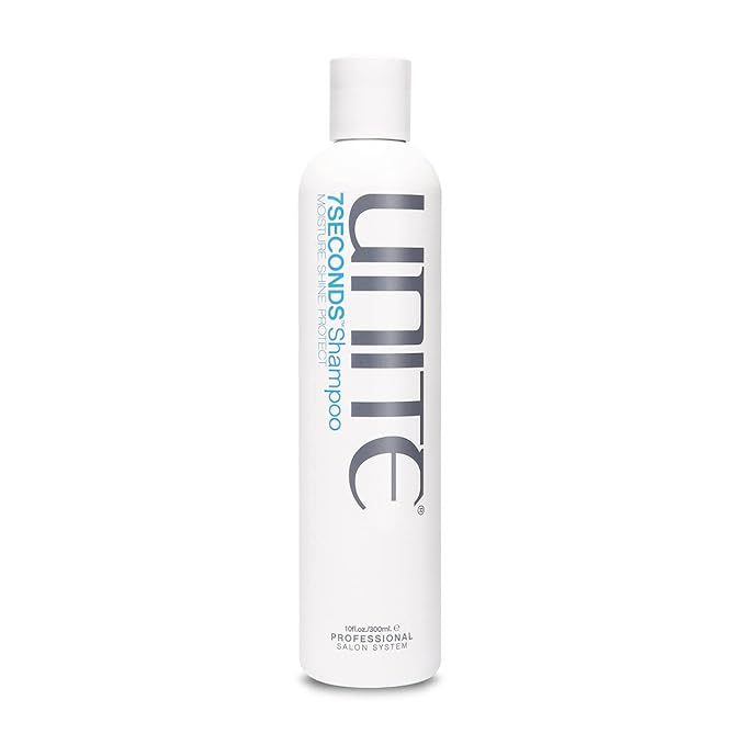 UNITE Hair - 7SECONDS Shampoo – Moisture-Enriched, Color-Safe & Hydrating Professional Shampoo – Protects from UV and Heat Damage, Enhances Shine, Sulfate-Free & Vegan, 10 Fl Oz