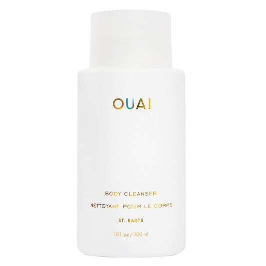 OUAI Body Cleanser, St. Barts - Foaming Body Wash with Jojoba Oil and Rosehip Oil to Hydrate, Nurture, Balance and Soften Skin - Paraben, Phthalate and Sulfate Free Skin Care Products (10 Fl Oz)