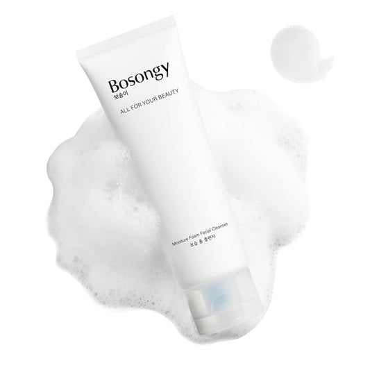 Amino Acid Cleansing Foam 120ml(4.05 fl oz) - Gentle Korean Face Wash with Ceramide, pH-Balanced for Sensitive Skin | Removes Sunscreen & Light Makeup, Hydrating Brightening.