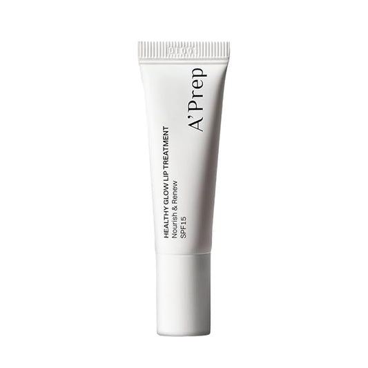 A'Prep Healthy Glow Lip Treatment – Lightweight Moisturizer SPF 15, Non-Sticky Lip Balm for Hydrating & Nourishing Care, Korean Skincare, 10ml 0.34fl. oz.