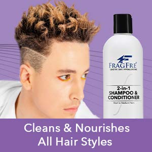 2 in 1 Shampoo and Conditioner 12 oz - Fragrance Free Conditioning Shampoo for Short to Medium Hairs - Color Safe Wash and Go - Sulfate Free Cleansing Conditioner for Sensitive Scalps (1 Pack)