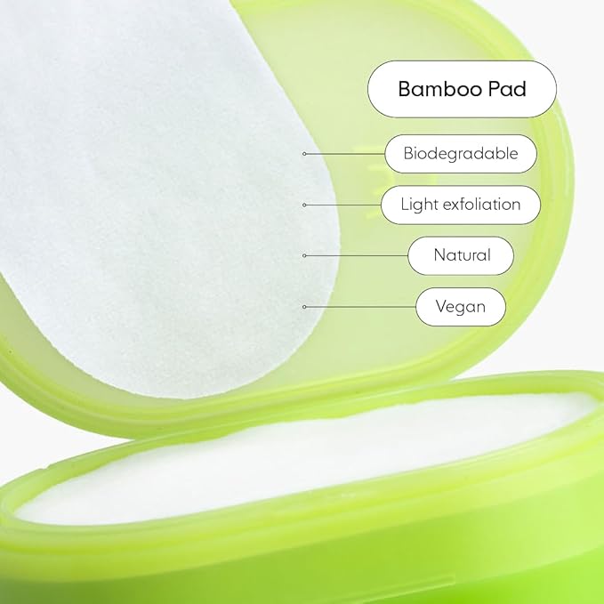 LOOPS Exfoliating Toner - Refine, Resurface, and Rebalance Skin - Pre-soaked Bamboo Pad - Skincare Toners for Face - Exfoliatings Treatment Toner - Exfoliating Pads - Gifts for Women, Stocking Stuffer