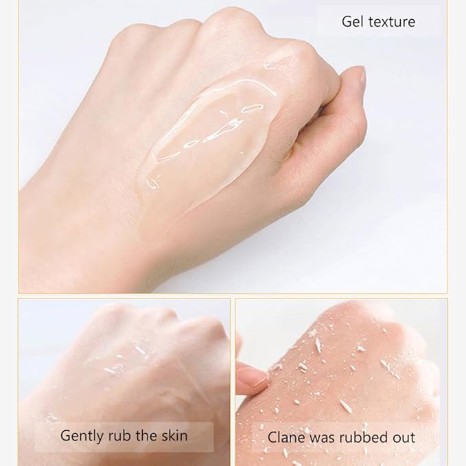 Lemon Sparkling Peeling Gel for Face and Body,2 Pcs Lemon Face Scrub Exfoliator-Deep Cleansing,Exfoliation,Moisturizing and Smoothing Skin,Women Body Exfoliating Gel for All Types Skin