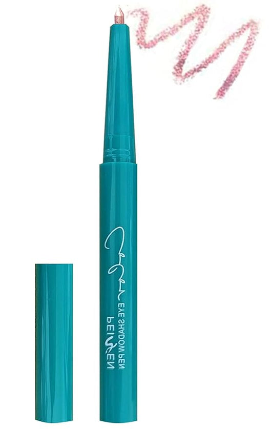 Waterproof Eyeliner Pencil Blendable Cream Shimmer Glitter Smooth Eyeshadow Stick Hypoallergenic Long Lasting Smudge Proof Eye liner Pen 03 Rose Shimmer