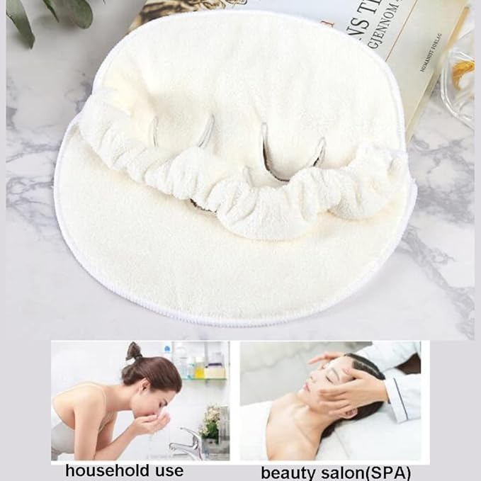 Angzhili 2 Pcs Hot Compress Face Towel Masks, Reusable Facial Steamer Towel for Hot Cold Skin care,Moisturizing Face Steamer, Beauty Facial Towel for Home and Beauty Salon