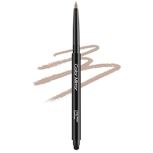 Smudge Proof Eyeliner, Waterproof Retractable Eye liner with Brush, Matte and Shimmer Eyeliner Pencil, Creamy Texture, Long lasting & Smooth(26 Cappuccino Matte)