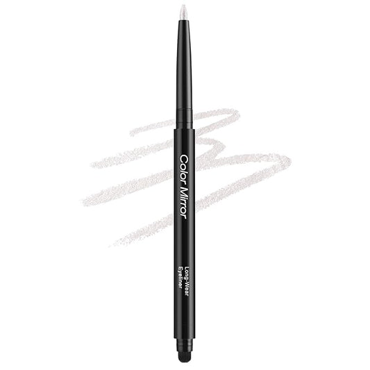 Smudge Proof Eyeliner, Waterproof Retractable Eye liner with Brush, Matte and Shimmer Eyeliner Pencil, Creamy Texture, Long lasting & Smooth(37 Sliver Moon Shimmer)
