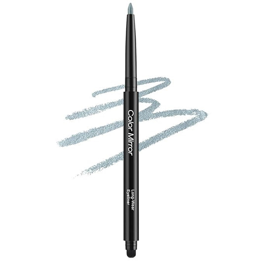 Smudge Proof Eyeliner, Waterproof Retractable Eye liner with Brush, Matte and Shimmer Eyeliner Pencil, Creamy Texture, Long lasting & Smooth(48 Gentian Flower Shimmer)
