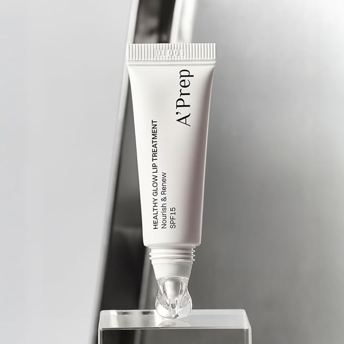 A'Prep Healthy Glow Lip Treatment – Lightweight Moisturizer SPF 15, Non-Sticky Lip Balm for Hydrating & Nourishing Care, Korean Skincare, 10ml 0.34fl. oz.