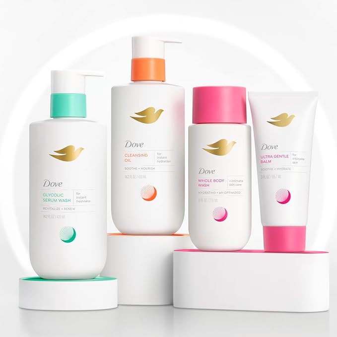 Dove Shower Body Oil Wash – Ultra-Moisturizing Cleansing Oil for Dry & Itchy Skin 14.2 oz