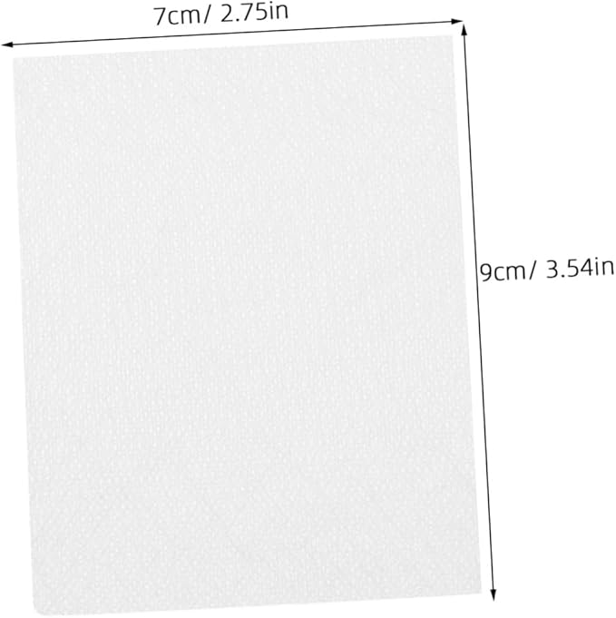 Zerodeko 80pcs Thin Soft Cotton Face Wipes for Makeup Removal and Toner Application Disposable Hypoallergenic Exfoliating Pads for Facial and Eye Cleansing White Cotton Ovals