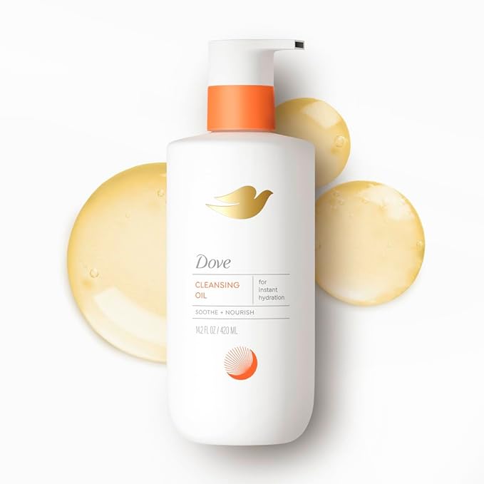 Dove Shower Body Oil Wash – Ultra-Moisturizing Cleansing Oil for Dry & Itchy Skin 14.2 oz