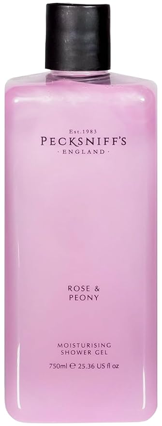 Pecksniff's Rose & Peony Moisturizing Shower Gel | 750ml / 25.366 Fl Oz