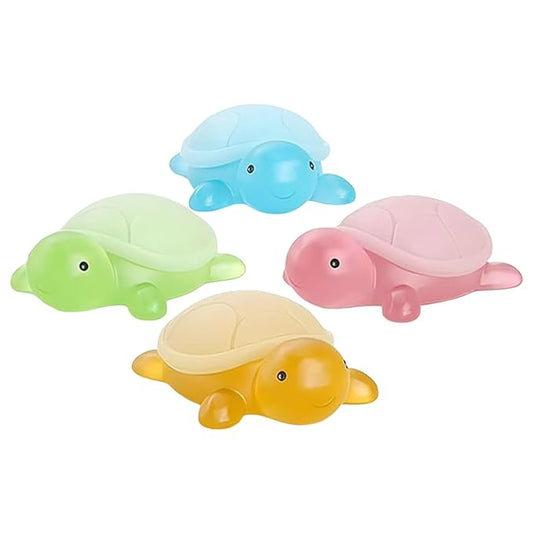 Handmade Kids Soap - Turtle Shape 4x Creative Cute Soap, Cleansing Moisturizing Wash with Natural Mild, Fun Animal Design Bath Accessory, Kids Body Care for Boys Girls Home Bathroom Use