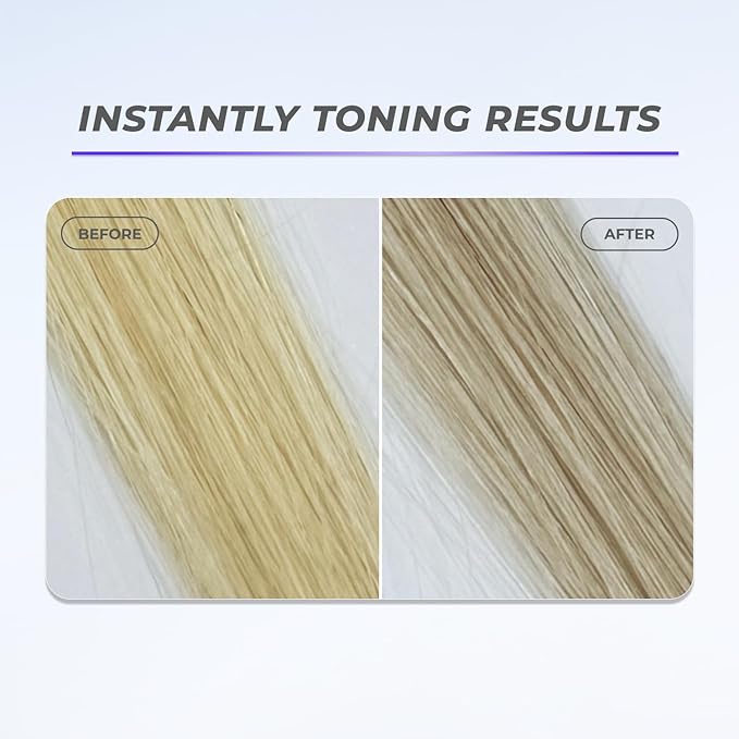 XMONDO Hair Supernova Blonde Toning Leave-In Foam, Vegan Formula Hair Toner Foam for Reducing Brassy and Yellow Tones on Blonde, Highlighted, and Gray Hair Colors, 6.7 Fl. Oz