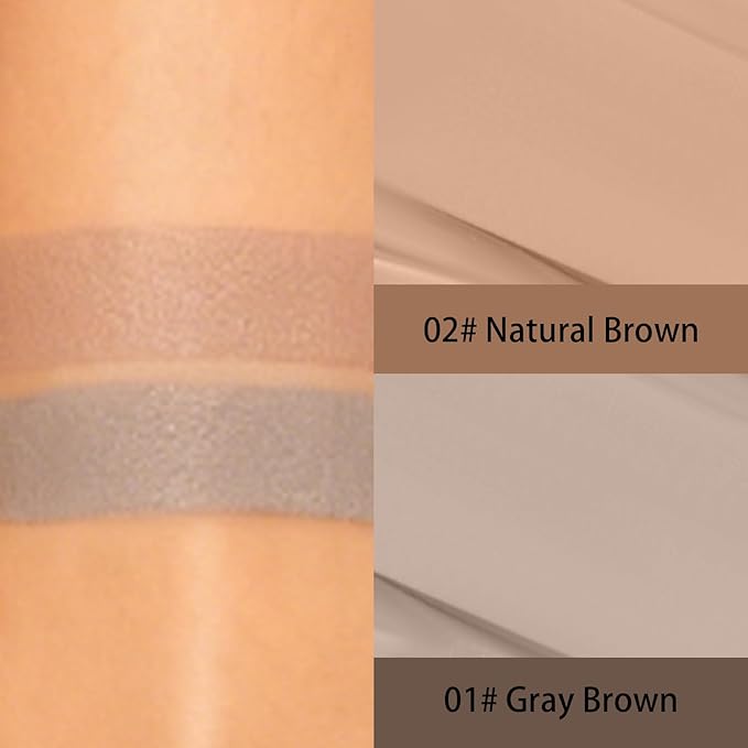 Warm Toned Contour Stick, Natural Matte Cream Contour Stick, Lightweight and Smooth Cream Bronzer Stick for Face Shaping Contouring Makeup, 02 Natural Brown