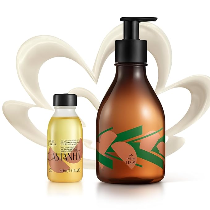 Natura Ekos Castanha Body Lotion Concentrate Kit - Anti-Dryness - Deep Skin Hydration Moisturizer - Vegan Skin Care - Self Care & Body Care