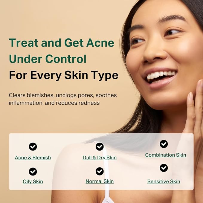 Y’OUR Essential 3-Step Acne Kit: Purifying Cleanser, Anti-Acne Serum & Healing Patches; Pimple Clearing, Pore Minimizing Skincare Routine. Made in USA. Suitable for All Skin Types. Holiday Gift Bundle