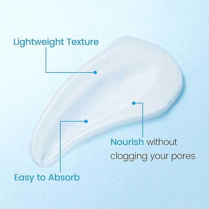 RUNBEN Baby Face Gel Cream with Centella Asiatiaca | Lightweight Toddler Moisturizer | Clean & Gentle Lotion for Kids Sensitive Skin | Waterless Formula | Fragrance Free | 2.64 oz