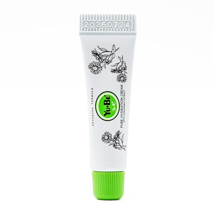 Yu-Be Advanced Formula Pure Hydration Cream Samples (20 Pack) – Fragrance-Free Hand & Body Moisturizer for Dry, Sensitive-Prone Skin – Glycerin-Rich, Travel Size (0.10 fl oz Each)