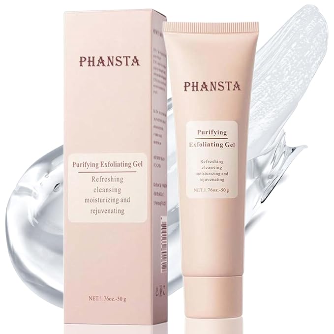 Purifying Exfoliating Gel - 50g Gentle Purifying Enzymes Exfoliating Gel for Face Facial Skincare Moisture Plant Smooth Comfort Skin Repair (1PCS)