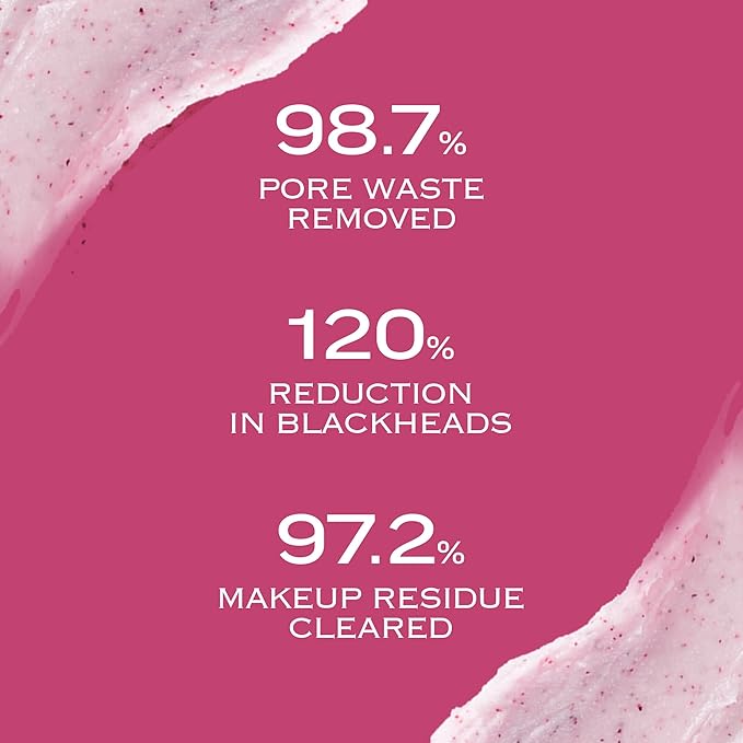 VERY BERRY Pore Deep Cleansing Foam | Berry Complex+Micro Biome for Moisture & Healthy Glow | Gentle Exfoliating Face Scrub for Bumpy Skin | Pore Cleanser | 100g/ 3.52 FL OZ