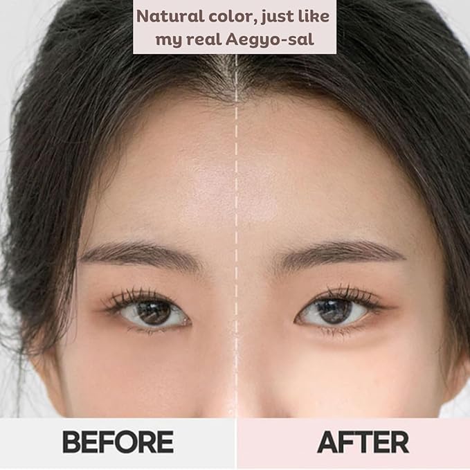 [thebom] AegyoSal Eyeliner Under-Eye Enhancing Pencil Highlighter Eye Makeup (2set) (Volume Beige + Shadow Brown)