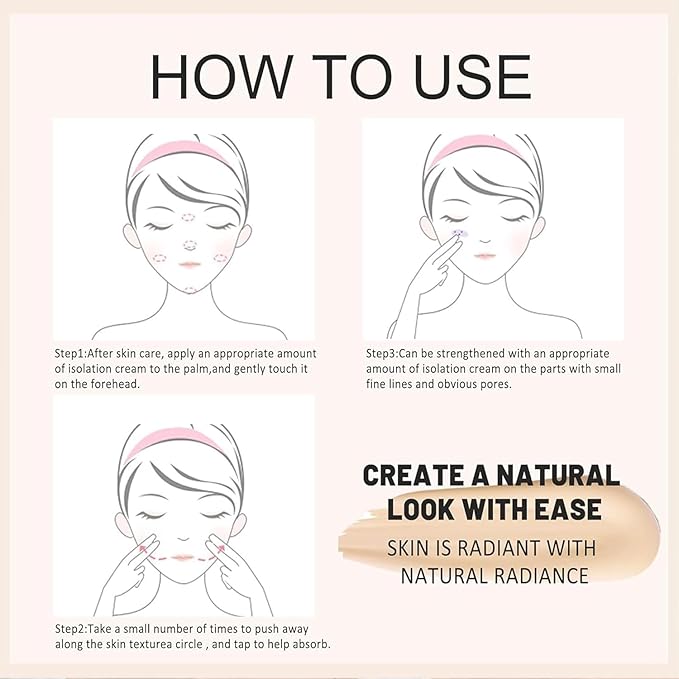 Age Defying Foundation - Light Sheer Coverage Tinted Face Sunscreen - Anti-Aging Tinted Moisturizer Cream - Foundation Serum for Women - Serum Age Defying Makeup (1pcs)