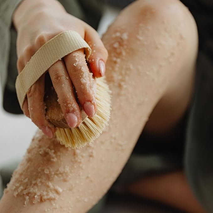 Exfoliating Body Scrub for Women & Men – Natural Sea Salt Scrub with Bergamot & Orange Oil, Deep Cleansing, Hydrating & Moisturizing, Vegan, Paraffin-Free (10 fl oz) (Bergamot-Orange)