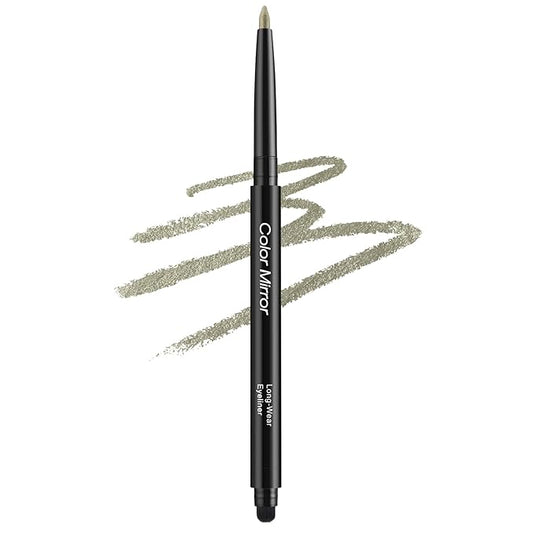 Smudge Proof Eyeliner, Waterproof Retractable Eye liner with Brush, Matte and Shimmer Eyeliner Pencil, Creamy Texture, Long lasting & Smooth(38 Gold Brick Shimmer)