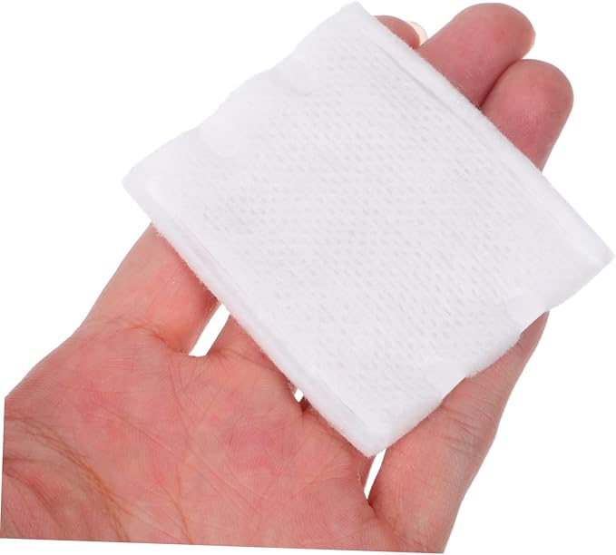 Zerodeko 220pcs Double-Sided Thick Pure Cotton Makeup Pads with Portable Storage Bag Skin-Friendly Cosmetic Rounds for Face Toner Makeup Removal Nail Polish and Daily Skincare Use