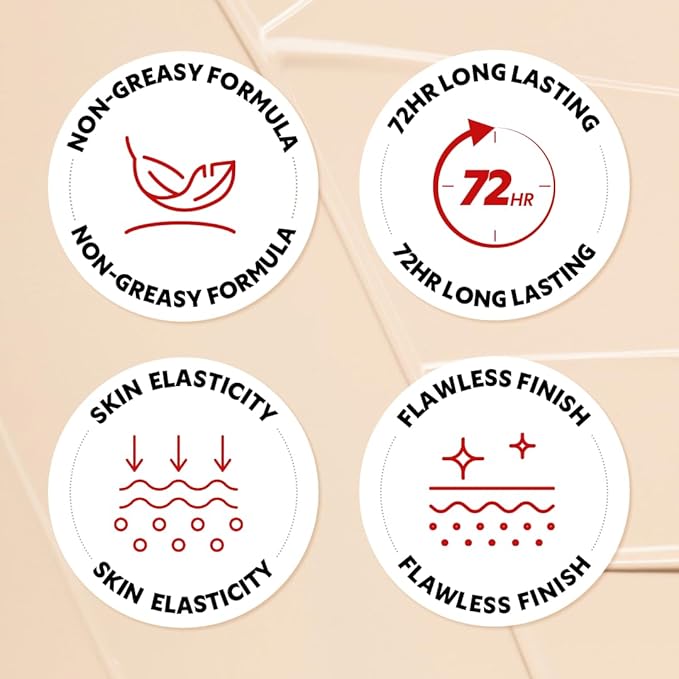 [*Mini Size*] TIRTIR Mask Fit Red Cushion Foundation | Full coverage, Weightless, Skin fit, Satin Glow Finish, Korean Makeup, beauty, Tattoo cover up, Buildable (#27C Cool Beige, 0.15 Fl Oz)