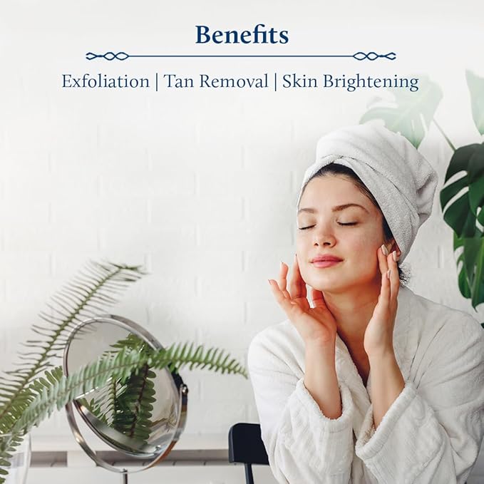 Blue Nectar Kumkumadi Gel Scrub | Non-Drying Face Scrub for Glowing Skin and Tan Removal | Plant Based Vitamin E | with Almond, Turmeric and Walnut, (10 Herbs, 1.76 fl oz)