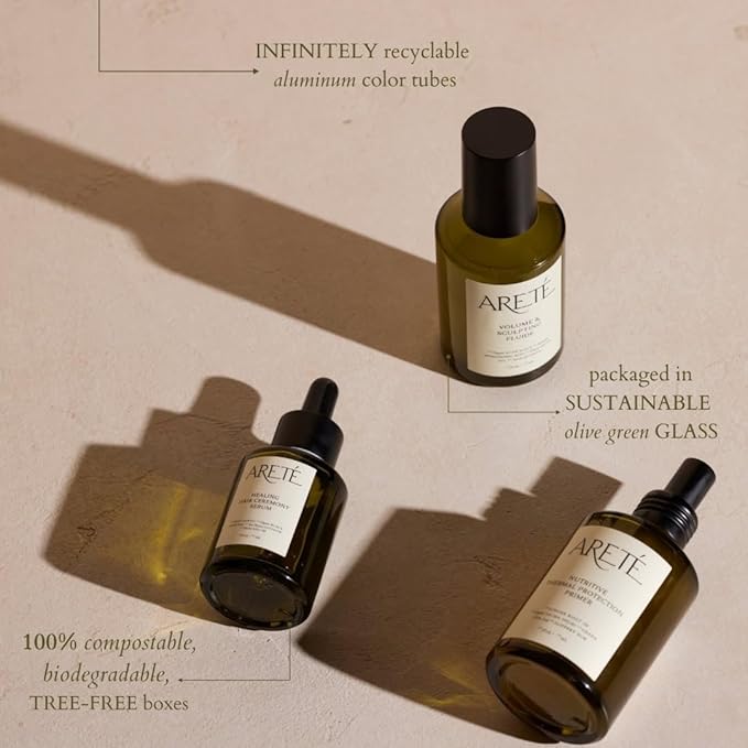 ARETÉ Micro-Exfoliating Scalp Scrub Treatment Masque + Scalp Cleanser, Deep Conditioning Hair Mask for Damaged Hair and Growth, Bamboo Extract + White Willow Bark, Snow Mushroom, Made in USA, 5.3oz