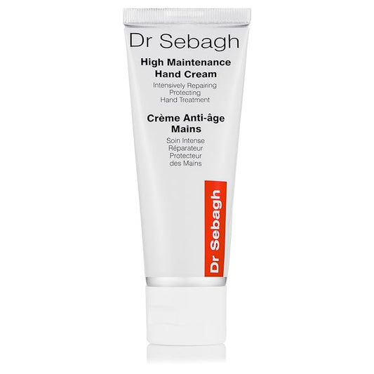 Dr Sebagh High Maintenance Hand Cream (2.6 fl oz) - Luxury Cream for Dry Cracked Hands - Fast-Absorbing Lotion for Women and Men - Hydrating Hand Moisturizer - Anti-Aging Repair Cream