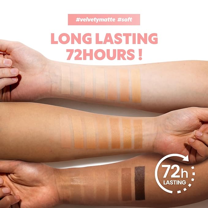 [*Mini Size*] TIRTIR All Cover Pink Cushion | Korean Cushion Foundation, (#21C Cool Ivory, 0.15 Fl Oz)