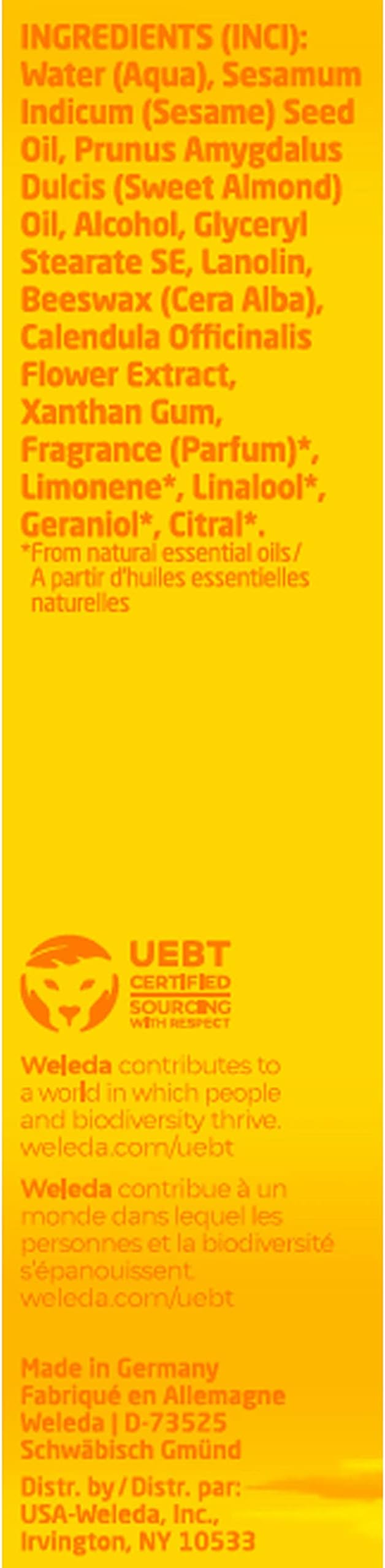 Weleda Baby Calendula Nourishing Face Cream, 1.7 Fluid Ounce, Plant Rich Moisturizer with Calendula and Lanolin