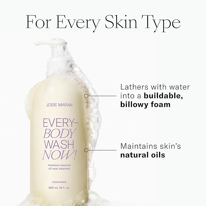 Josie Maran Sugar, Suds & Everything Nice Body Care Set - Includes EveryBODY Wash Now! and Argan Sugar Balm Body Scrub to Nourish & Exfoliate Skin - Berry Bliss (2 Count)