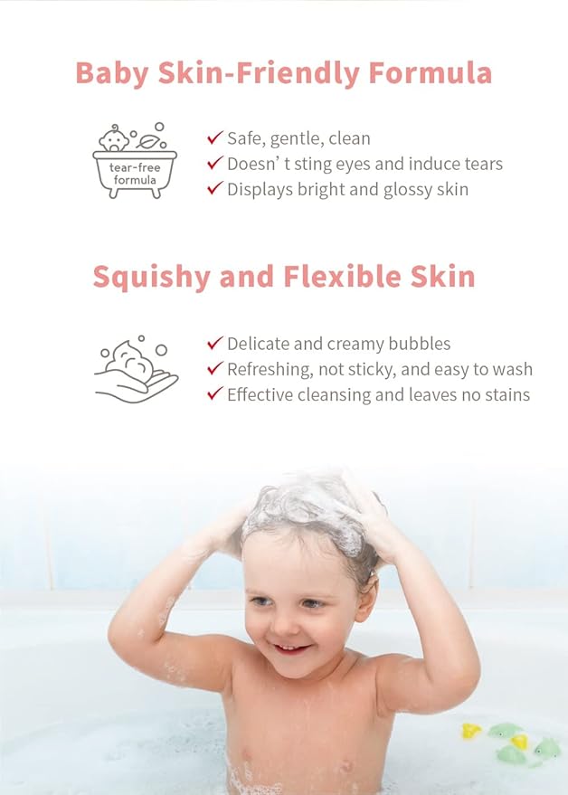 Baby Cleansing Foam | Tear-Free, Gentle Sensitive Skin Wash | Head to Toe for Babies, Kids & Adults | Natural & Hypoallergenic | 14.20 Fl Oz